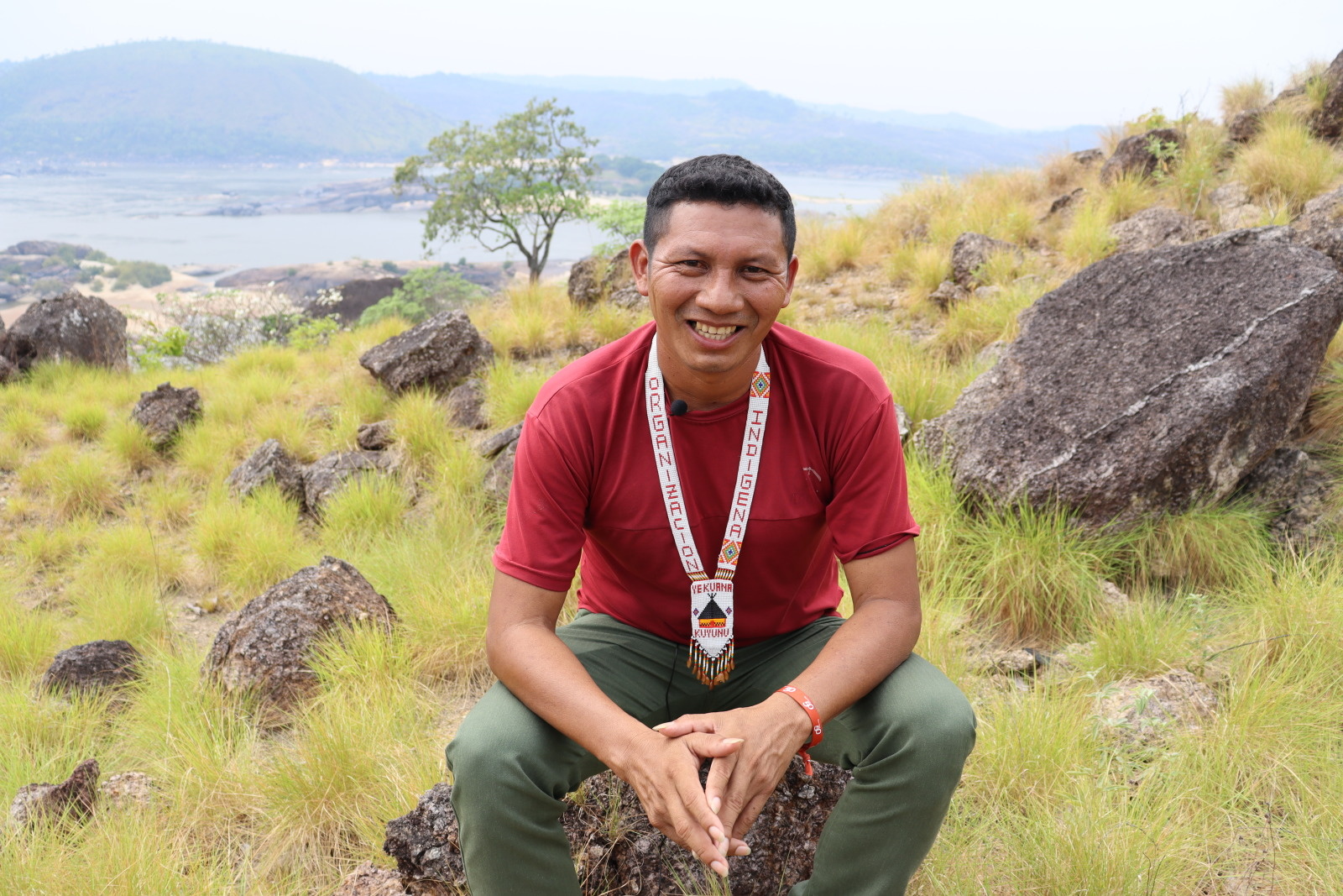 Photo of Wesiyuma Angelito Hernández, who defends the rights of his community. © M. Campos / HI