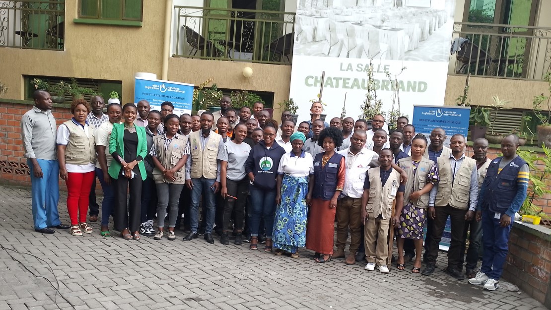 February 2024, Goma. Participants in the HI/Atlas Logistique Transport Operations Management training. 