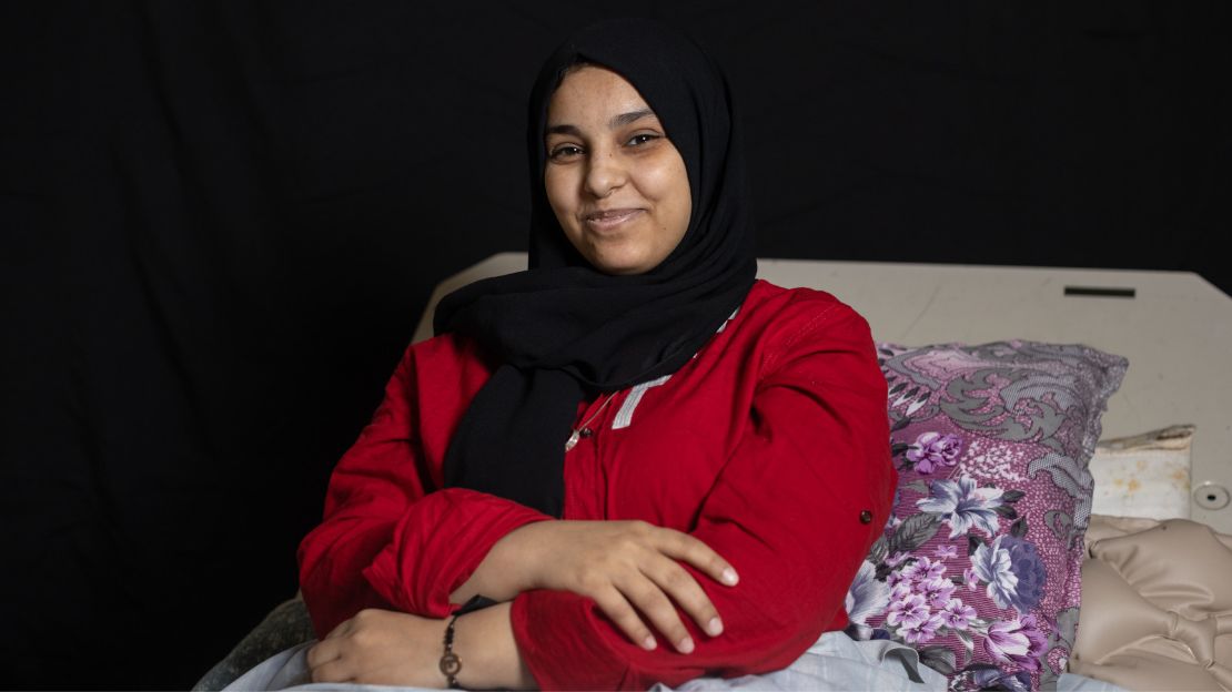 After airstrike spinal injury, Fatima dreams of walking again